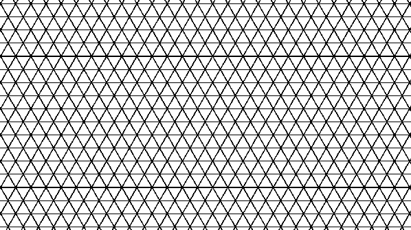раскраска онлайн Треугольная мозаика