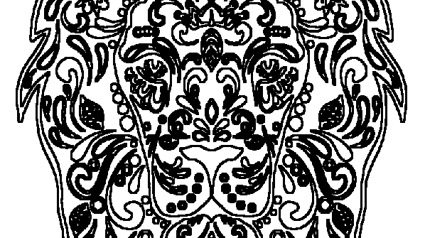 раскраска онлайн Лев