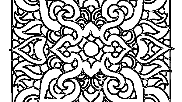 раскраска онлайн Ковер