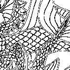 раскраска онлайн Дракон