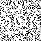 раскраска онлайн Мандала 25