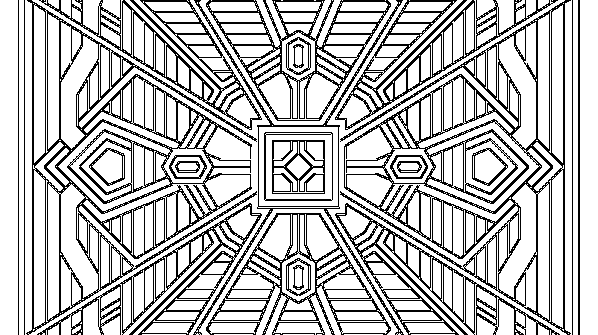 раскраска онлайн Перспектива