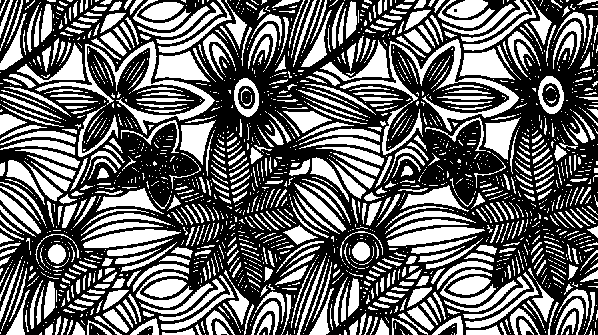 раскраска онлайн Цветущий сад