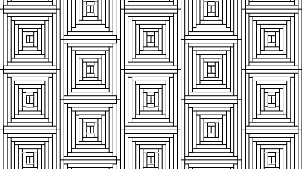 раскраска онлайн Геометрическая иллюзия 4