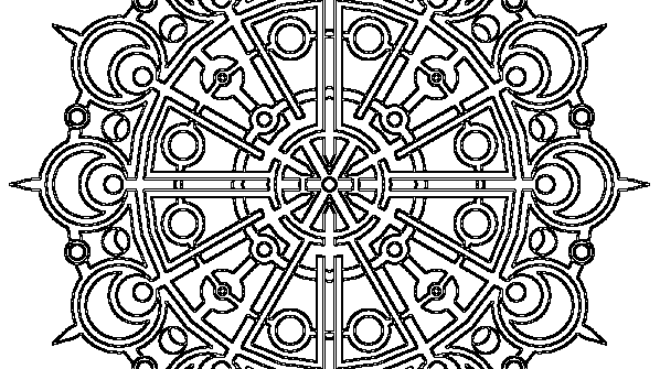 раскраска онлайн Мандалатерапия