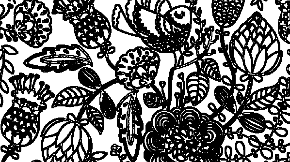 раскраска онлайн Райский сад