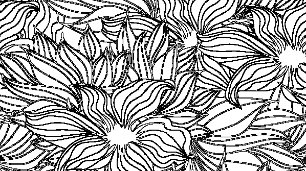раскраска онлайн Цветы