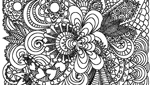 раскраска онлайн Антистресс