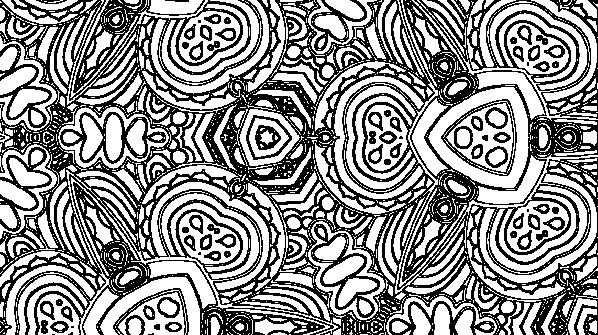 раскраска онлайн Абстрактный узор