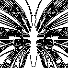 раскраска онлайн Butterfly (бабочка)