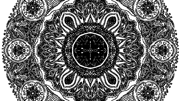 раскраска онлайн Мандала